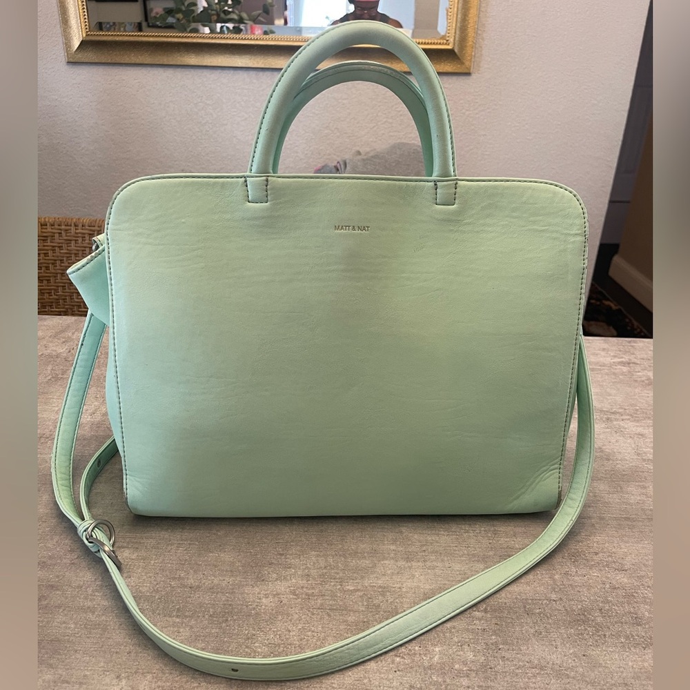 Matt & Nat Tia satchel Mint Green - Loom